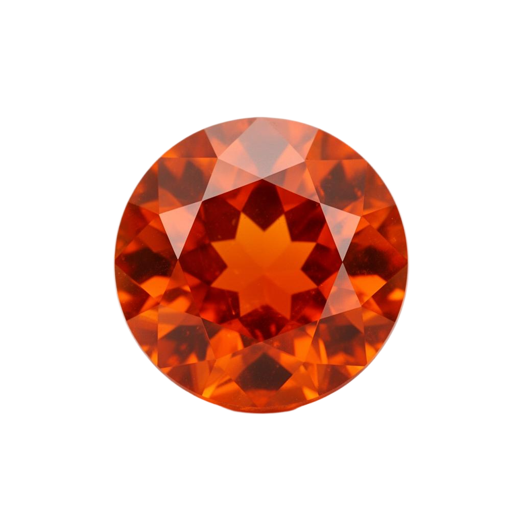 Mandarin spessartine garnet